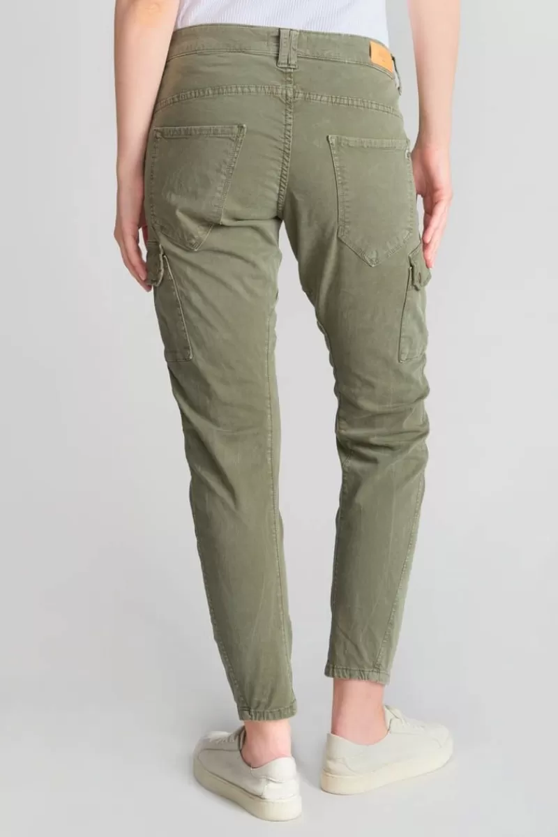 pantalon_cargo__eme_rivera_kaki_4.webp Le Temps des Cerises Pantalons & Chinos-Pantalon Cargo 7/8 Eme Rivera Kaki Khaki