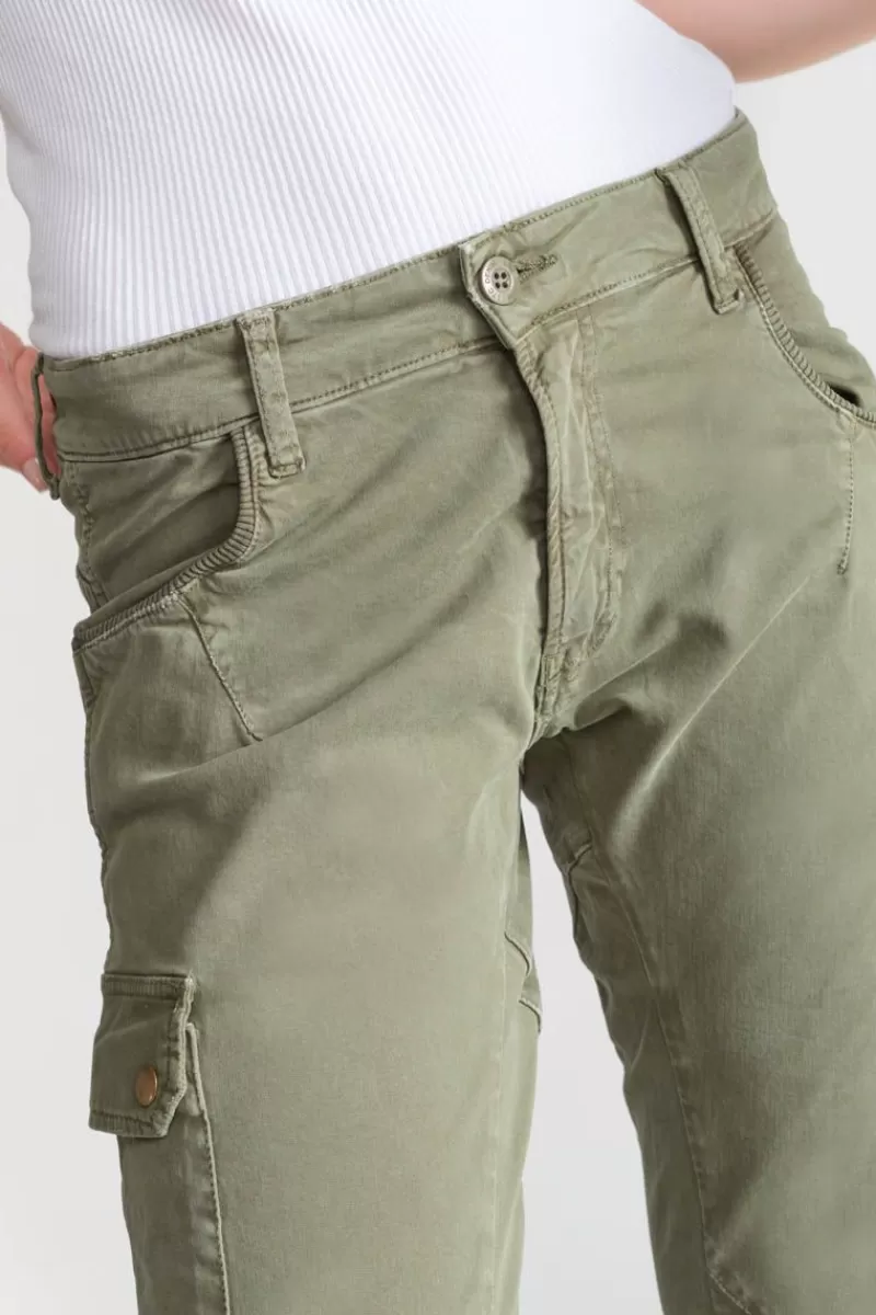 pantalon_cargo__eme_rivera_kaki_5.webp Le Temps des Cerises Pantalons & Chinos-Pantalon Cargo 7/8 Eme Rivera Kaki Khaki