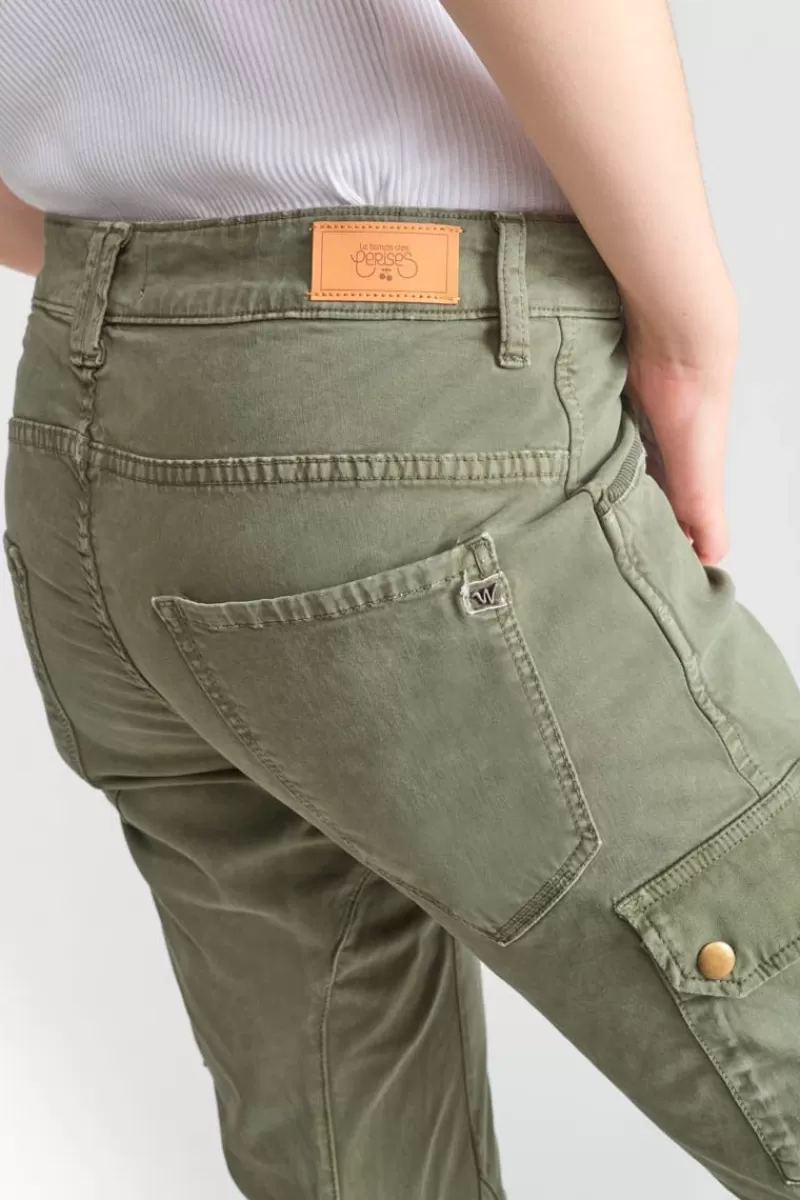 pantalon_cargo__eme_rivera_kaki_6.webp Le Temps des Cerises Pantalons & Chinos-Pantalon Cargo 7/8 Eme Rivera Kaki Khaki