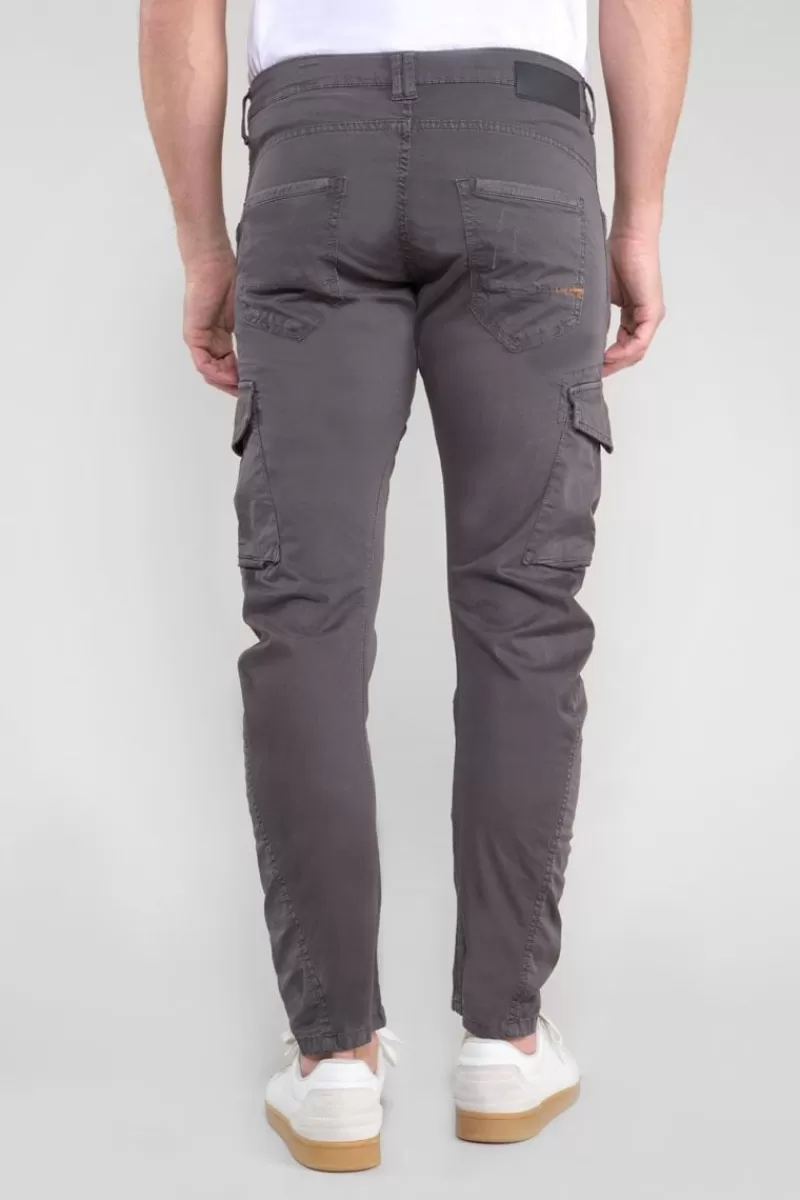 pantalon_cargo_alban_gris_3.webp Le Temps des Cerises Pantalons & Chinos-Pantalon Cargo Alban Gris Gunmetal