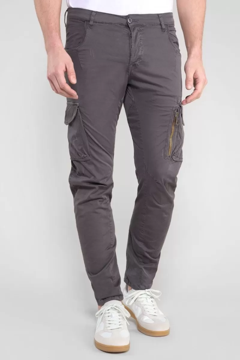 pantalon_cargo_alban_gris_5.webp Le Temps des Cerises Pantalons & Chinos-Pantalon Cargo Alban Gris Gunmetal