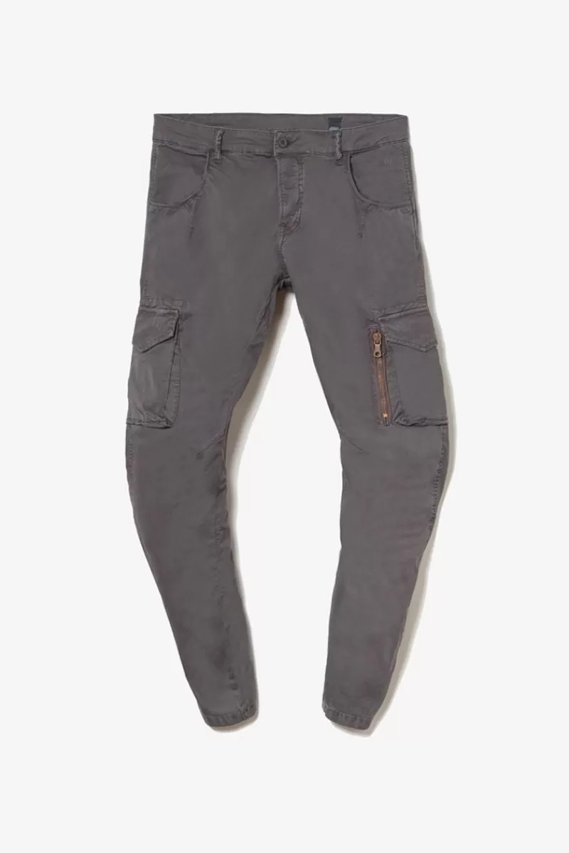 pantalon_cargo_alban_gris_8.webp Le Temps des Cerises Pantalons & Chinos-Pantalon Cargo Alban Gris Gunmetal