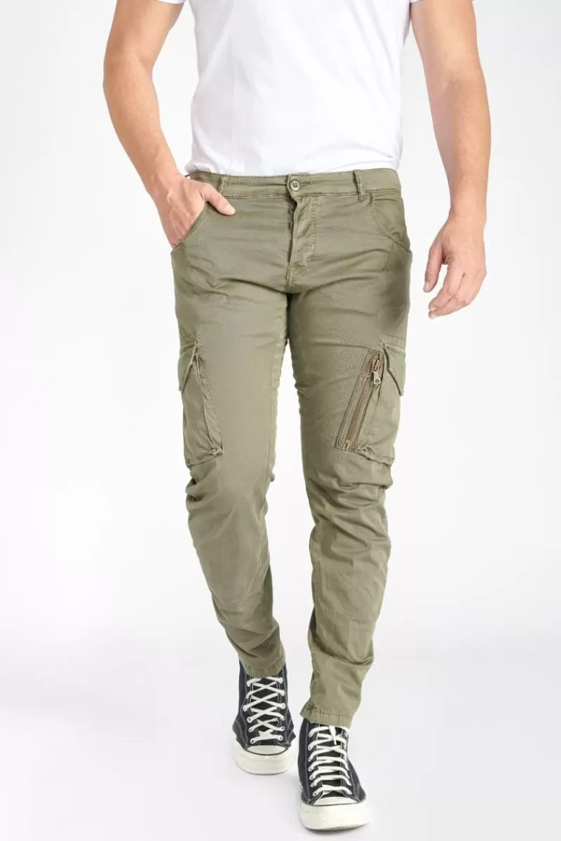 pantalon_cargo_alban_kaki_5.webp Le Temps des Cerises Pantalons & Chinos-Pantalon Cargo Alban Kaki Khaki