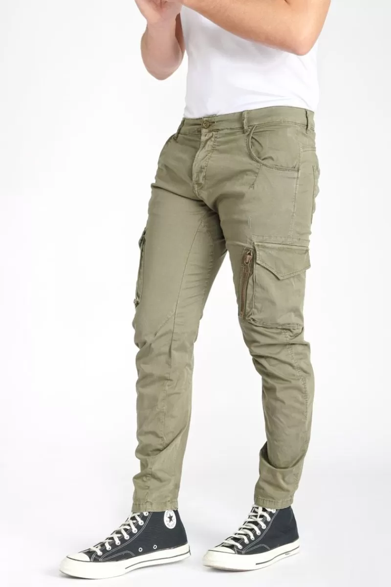 pantalon_cargo_alban_kaki_6.webp Le Temps des Cerises Pantalons & Chinos-Pantalon Cargo Alban Kaki Khaki