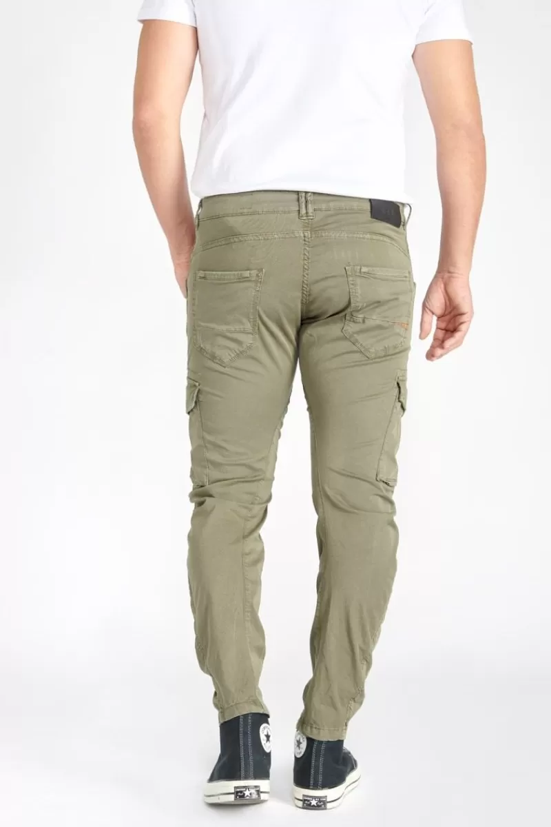 pantalon_cargo_alban_kaki_7.webp Le Temps des Cerises Pantalons & Chinos-Pantalon Cargo Alban Kaki Khaki