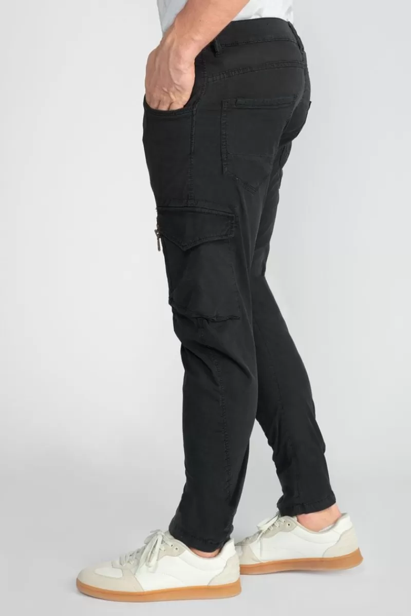 pantalon_cargo_alban_noir_4.webp Le Temps des Cerises Pantalons & Chinos-Pantalon Cargo Alban Noir Black