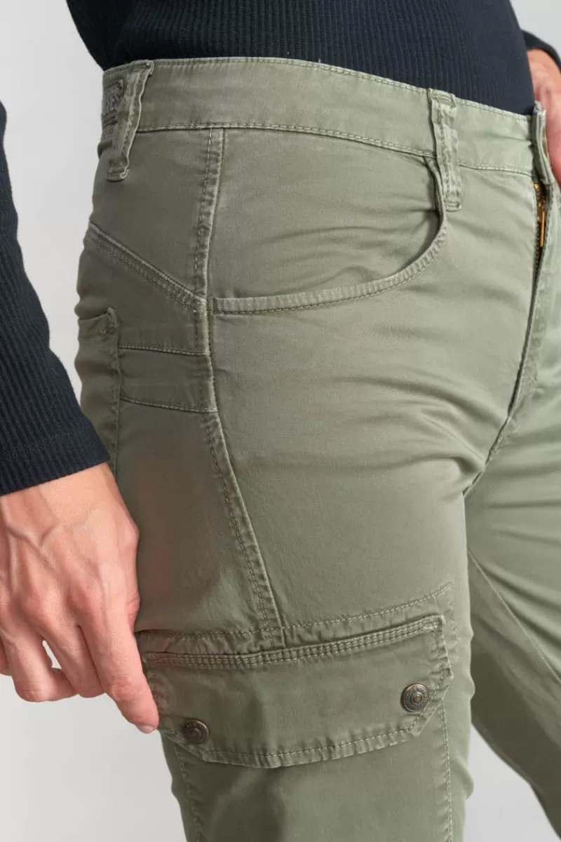 pantalon_cargo_balard_kaki_3.webp Le Temps des Cerises Pantalons & Chinos-Pantalon Cargo Balard Kaki Lizard