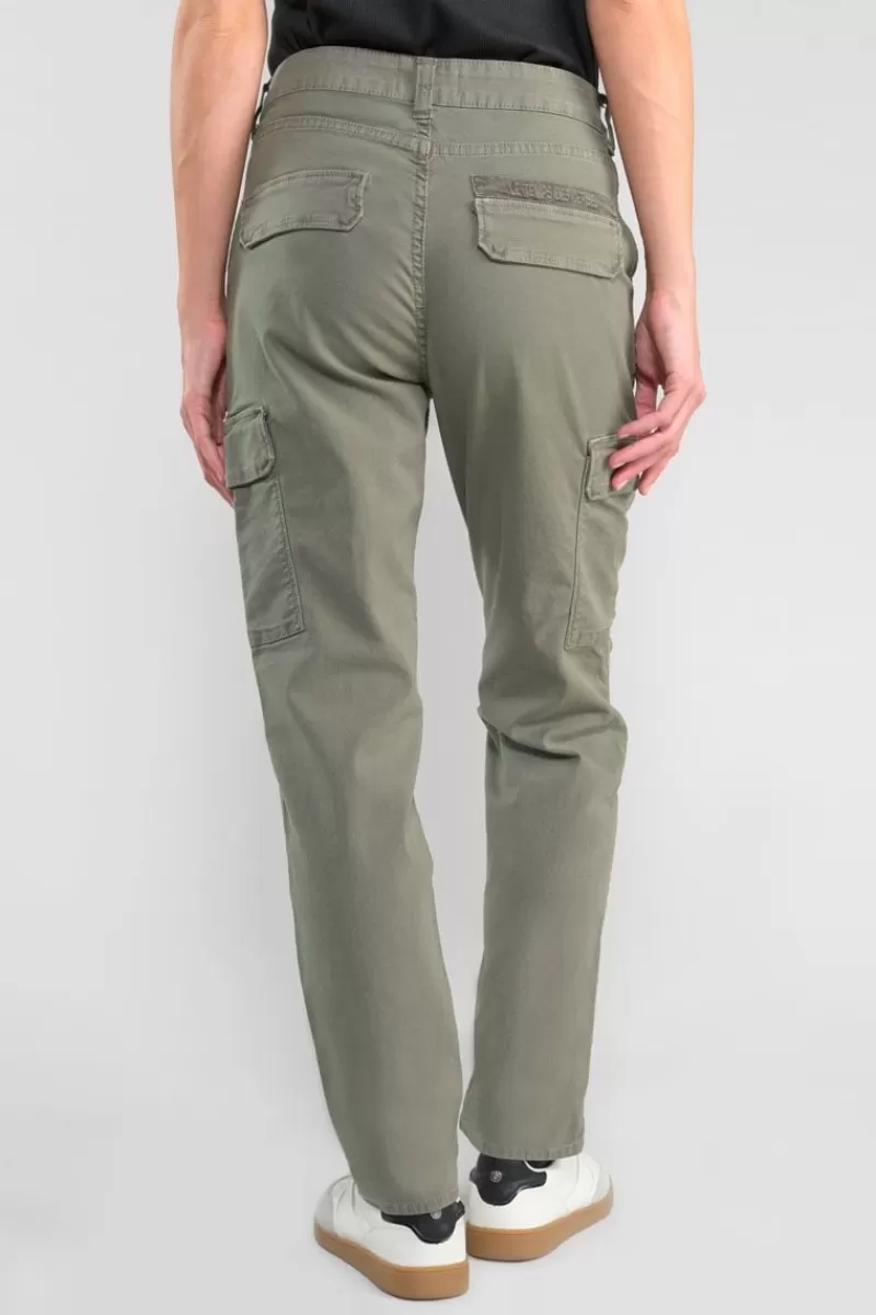 Le Temps des Cerises Pantalons & Chinos-Pantalon Cargo Castellas Kaki Light Kaki