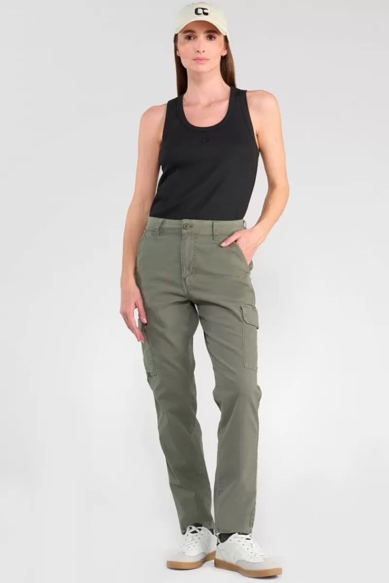 pantalon_cargo_castellas_kaki_5.webp Le Temps des Cerises Pantalons & Chinos-Pantalon Cargo Castellas Kaki Light Kaki