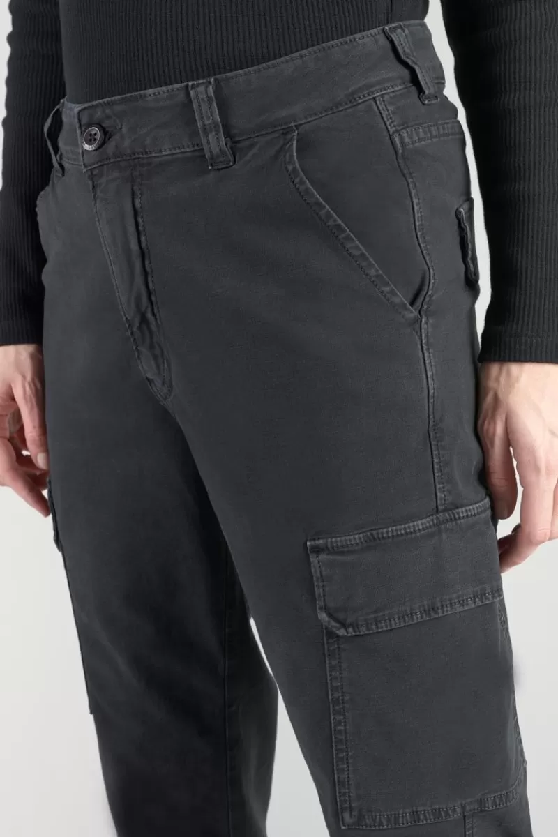 pantalon_cargo_castellas_noir_2.webp Le Temps des Cerises Pantalons & Chinos-Pantalon Cargo Castellas Noir Black