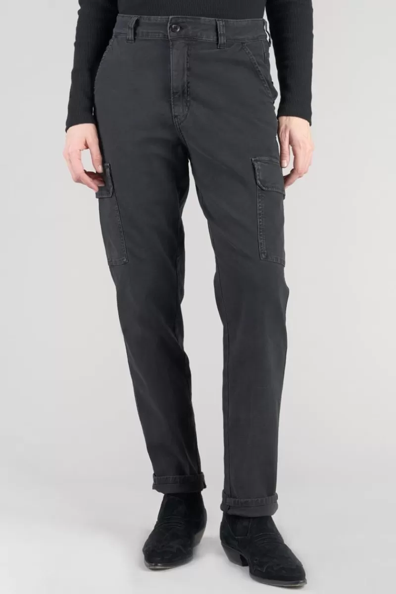 pantalon_cargo_castellas_noir_3.webp Le Temps des Cerises Pantalons & Chinos-Pantalon Cargo Castellas Noir Black