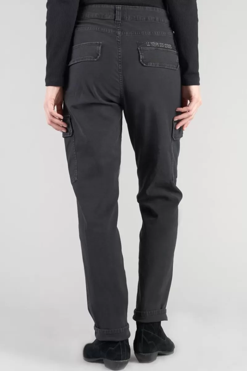 pantalon_cargo_castellas_noir_5.webp Le Temps des Cerises Pantalons & Chinos-Pantalon Cargo Castellas Noir Black