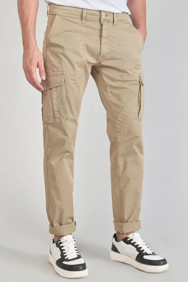 Le Temps des Cerises Pantalons & Chinos-Pantalon Cargo Lakme Beige Sable Nomad