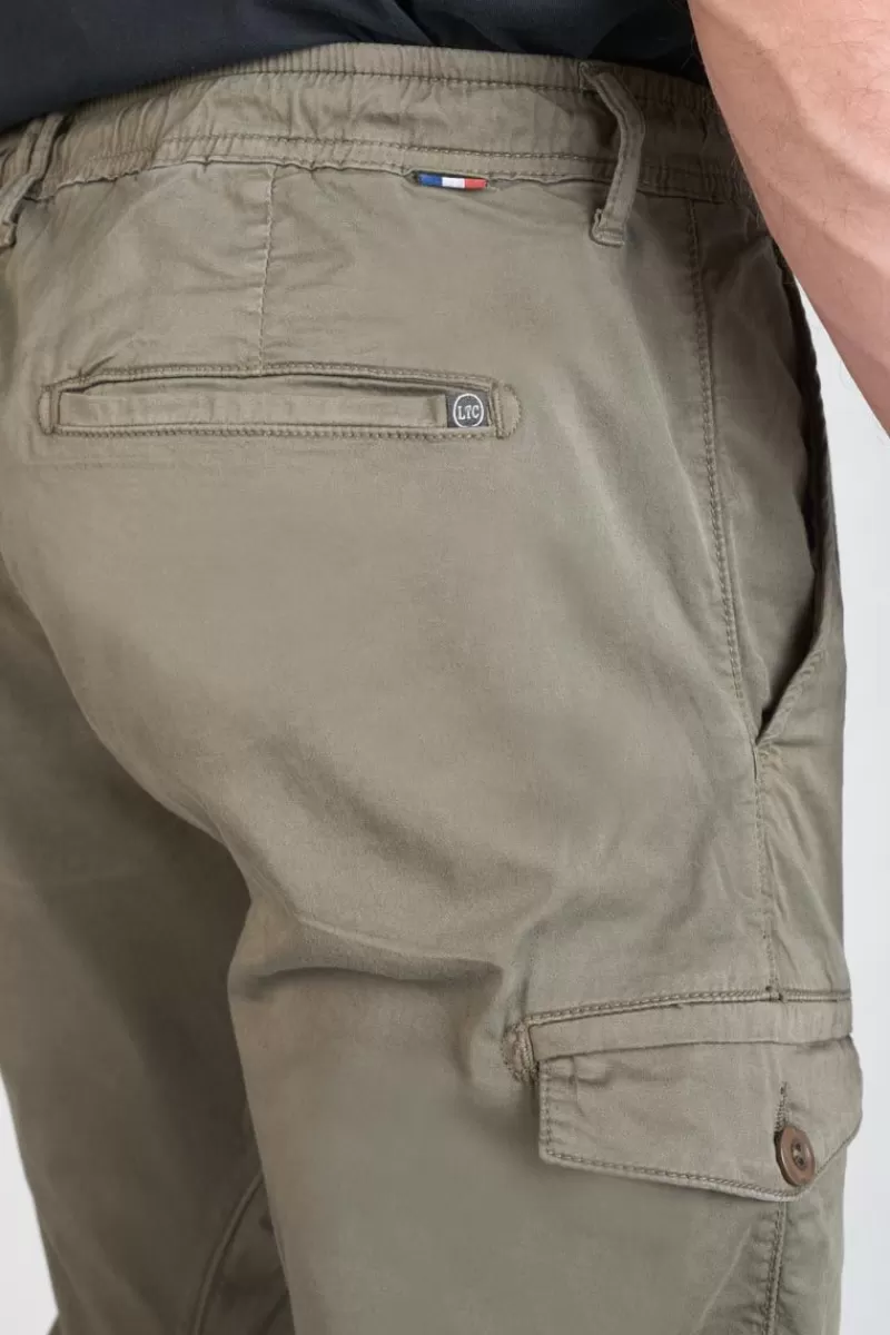 pantalon_cargo_vedje_kaki_2.webp Le Temps des Cerises Pantalons & Chinos-Pantalon Cargo Vedje Kaki Khaki