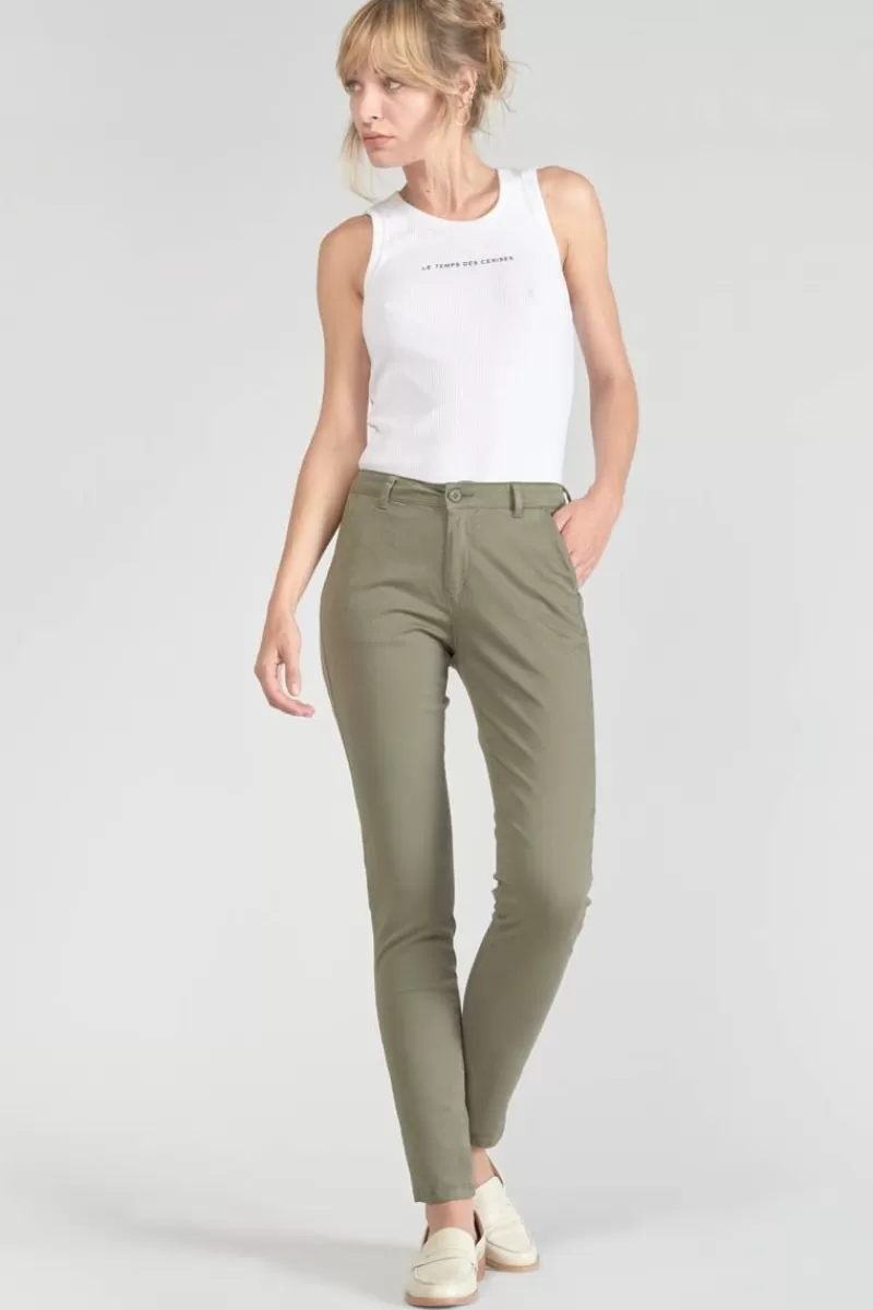 pantalon_chino_dyli_kaki_5.webp Le Temps des Cerises Pantalons & Chinos-Pantalon Chino Dyli3 Kaki Lizard