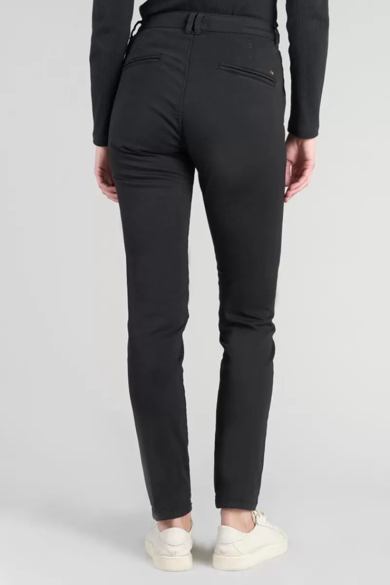 Le Temps des Cerises Pantalons & Chinos-Pantalon Chino Dyli4 Noir Black