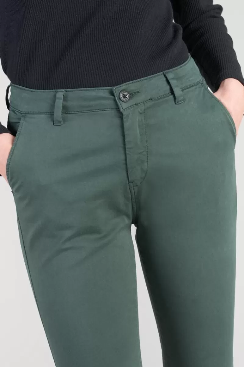 pantalon_chino_dyli_vert_bouteille_3.webp Le Temps des Cerises Pantalons & Chinos-Pantalon Chino Dyli4 Vert Bouteille Green Bottle