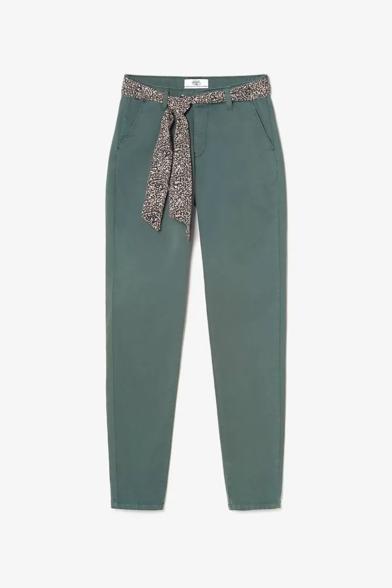 pantalon_chino_dyli_vert_bouteille_6.webp Le Temps des Cerises Pantalons & Chinos-Pantalon Chino Dyli4 Vert Bouteille Green Bottle