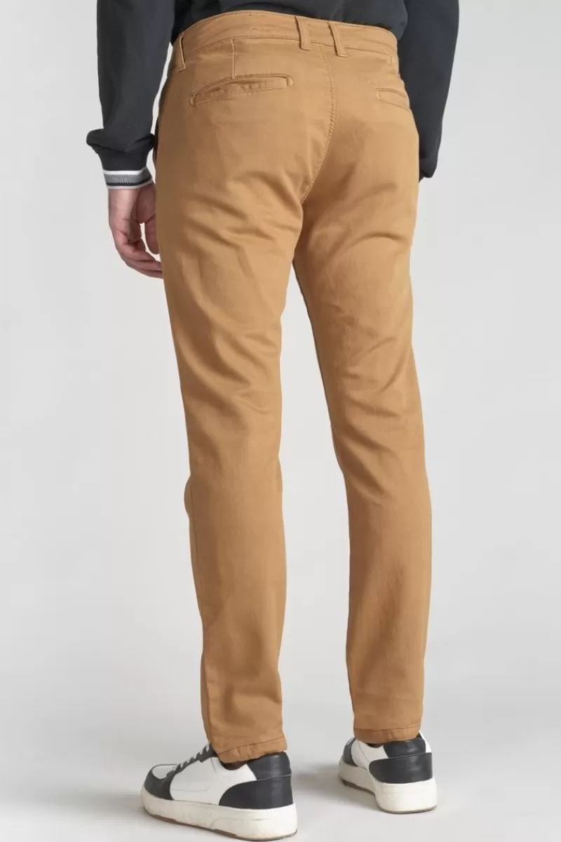 Le Temps des Cerises Pantalons & Chinos-Pantalon Chino Jogg Kurt Camel Latte