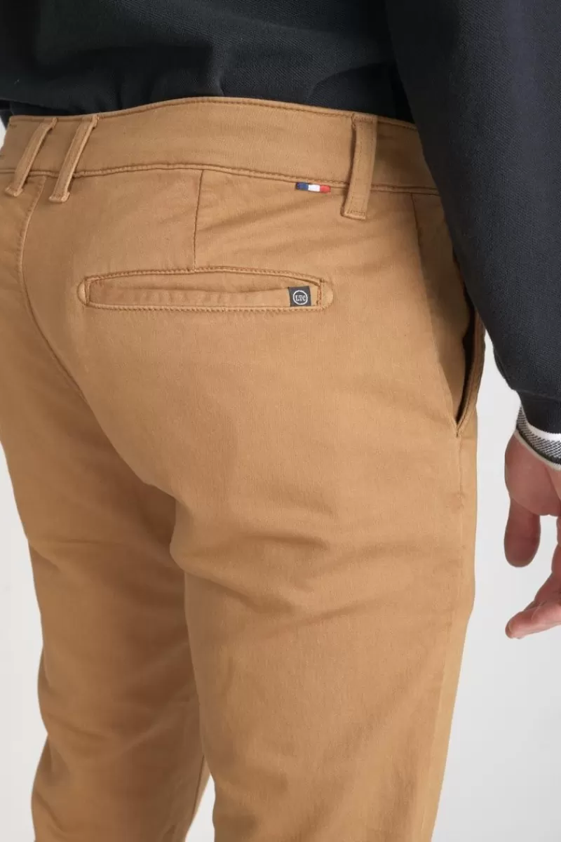 pantalon_chino_jogg_kurt_camel_2.webp Le Temps des Cerises Pantalons & Chinos-Pantalon Chino Jogg Kurt Camel Latte