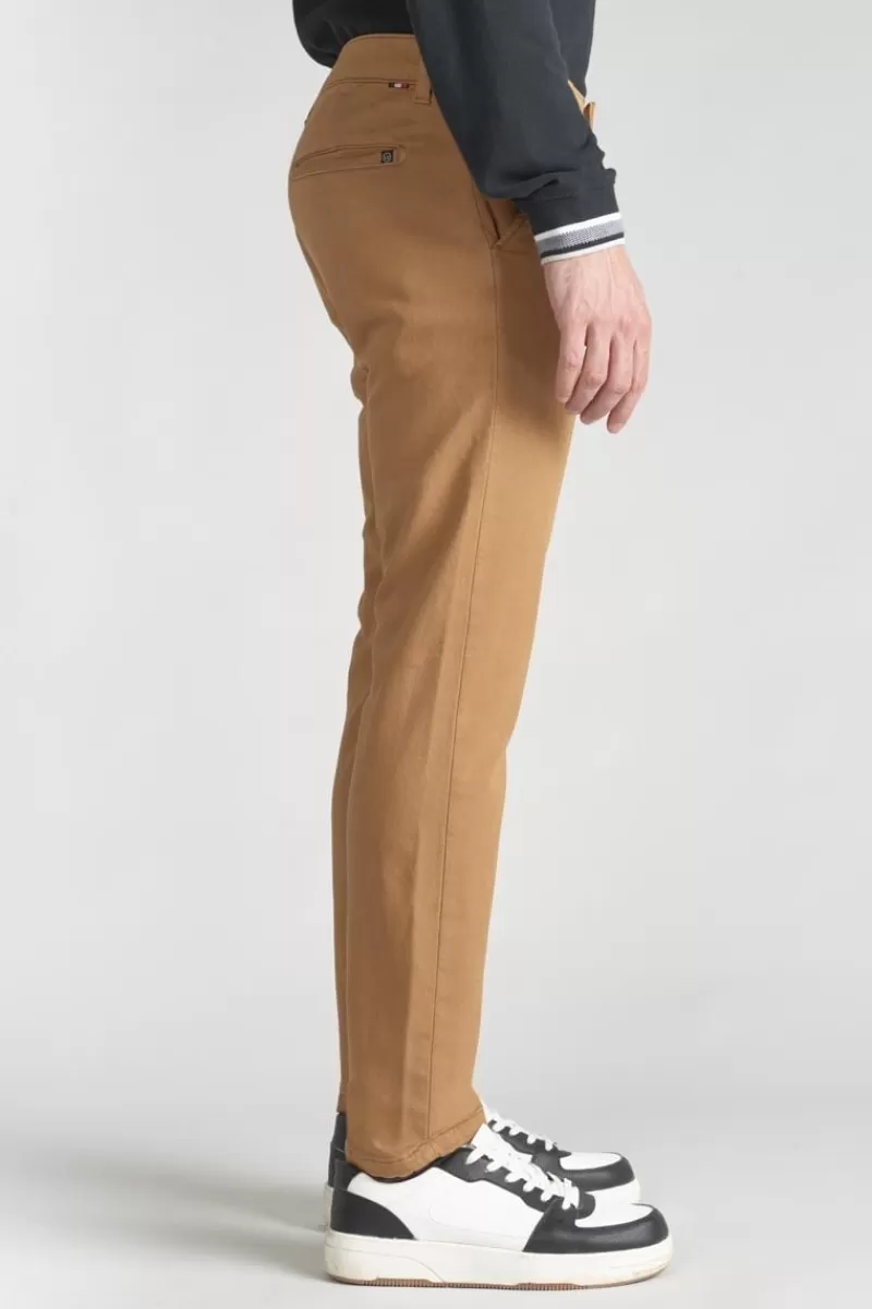 pantalon_chino_jogg_kurt_camel_5.webp Le Temps des Cerises Pantalons & Chinos-Pantalon Chino Jogg Kurt Camel Latte