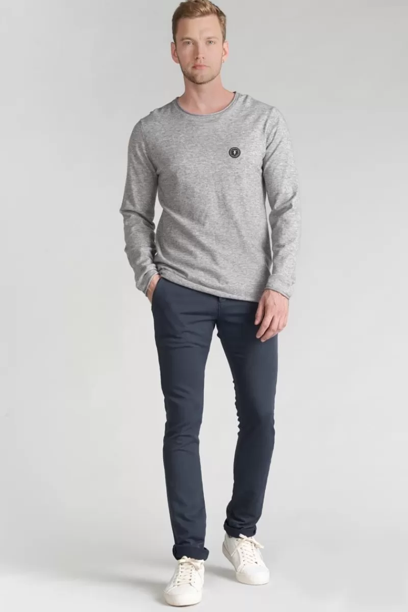 Le Temps des Cerises Pantalons & Chinos-Pantalon Chino Jogg Kurt Marine Eclipse