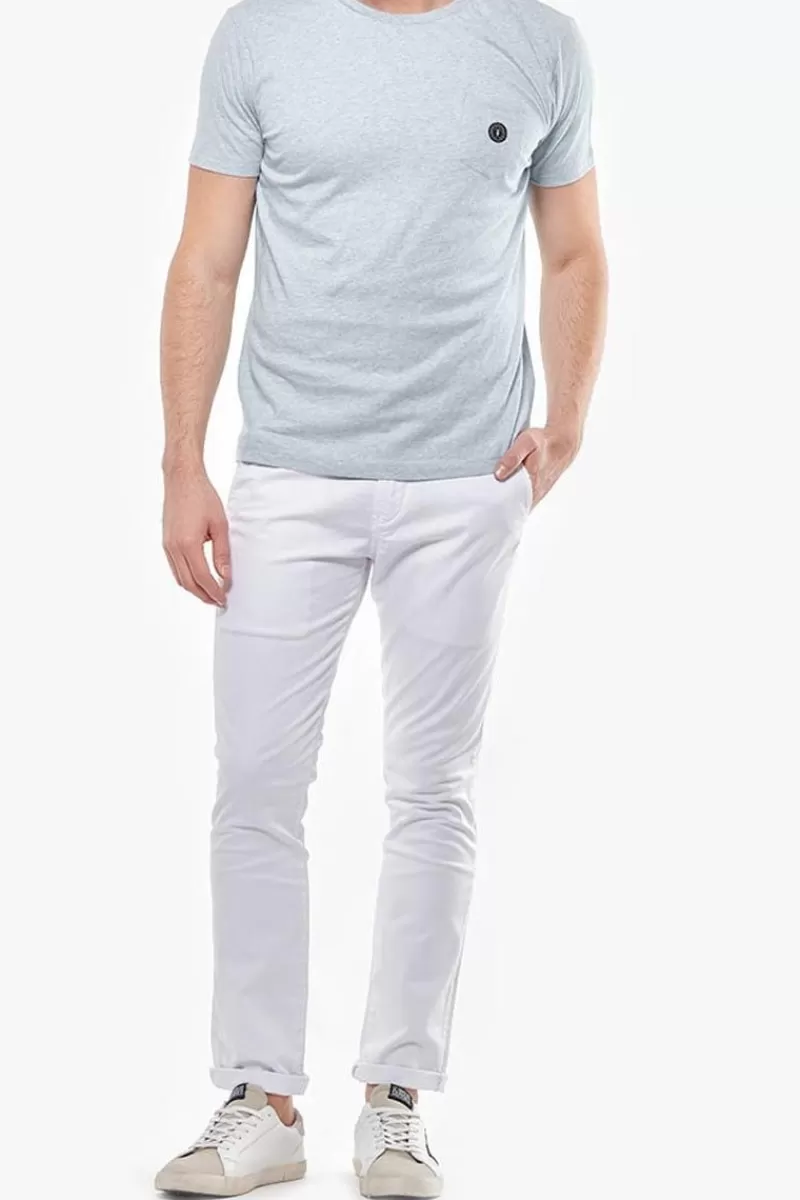 Le Temps des Cerises Pantalons & Chinos-Pantalon Chino Slim Jas Blanc White