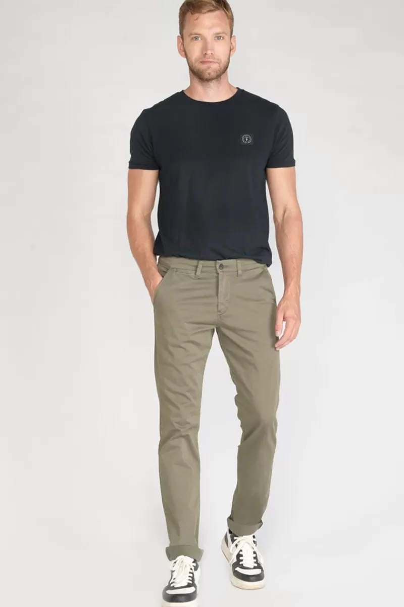 Le Temps des Cerises Pantalons & Chinos-Pantalon Chino Slim Jas Kaki Khaki
