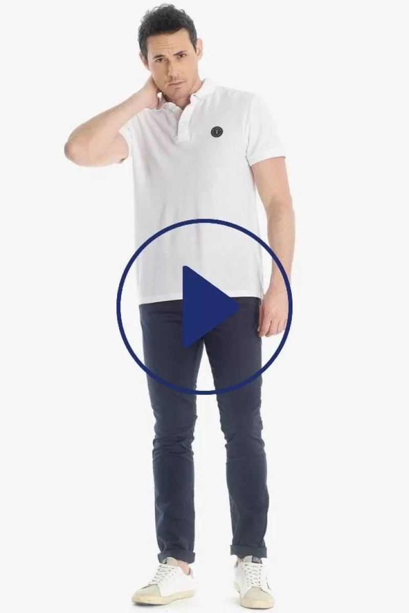 Le Temps des Cerises Pantalons & Chinos-Pantalon Chino Slim Jas Marine Eclipse