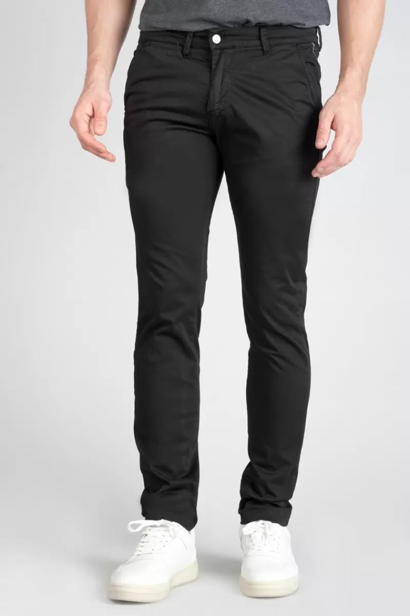 Le Temps des Cerises Pantalons & Chinos-Pantalon Chino Slim Jas Noir Black