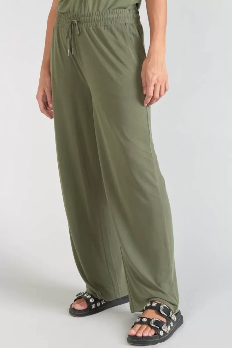 pantalon_fluide_judi_kaki_5.webp Le Temps des Cerises Pantalons & Chinos-Pantalon Fluide Judi Kaki Lizard
