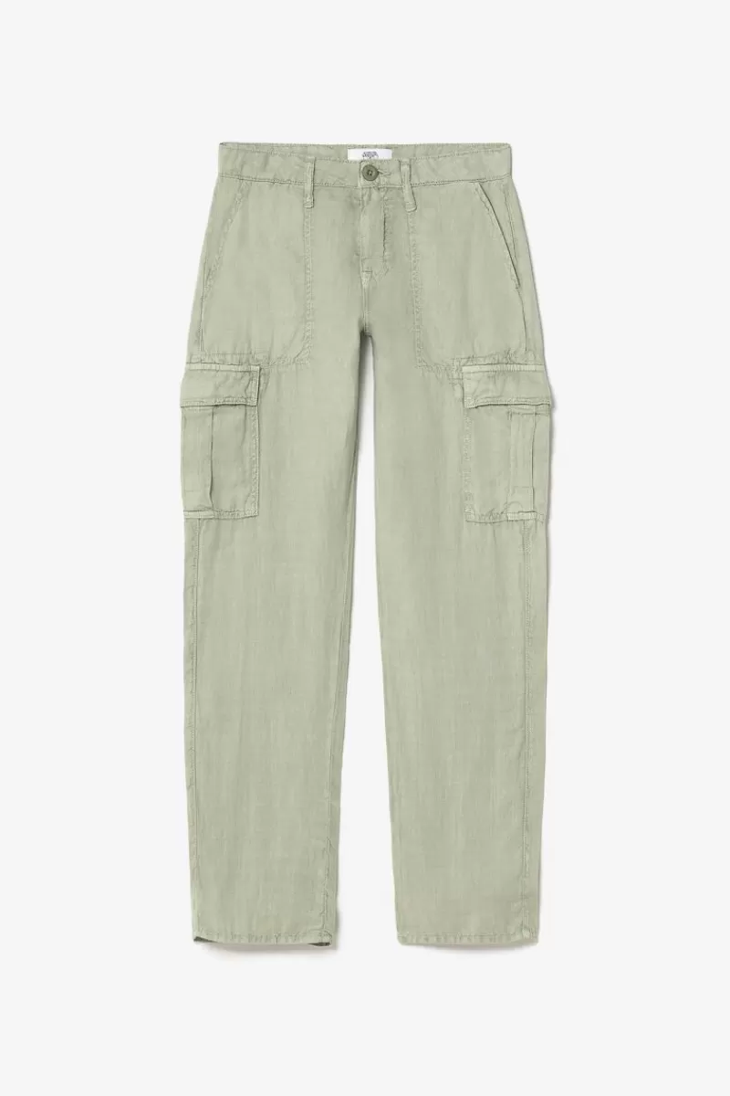 pantalon_louisa_en_lin_vert_amande_6.webp Le Temps des Cerises Pantalons & Chinos-Pantalon Louisa En Lin Vert Amande Sea Spray