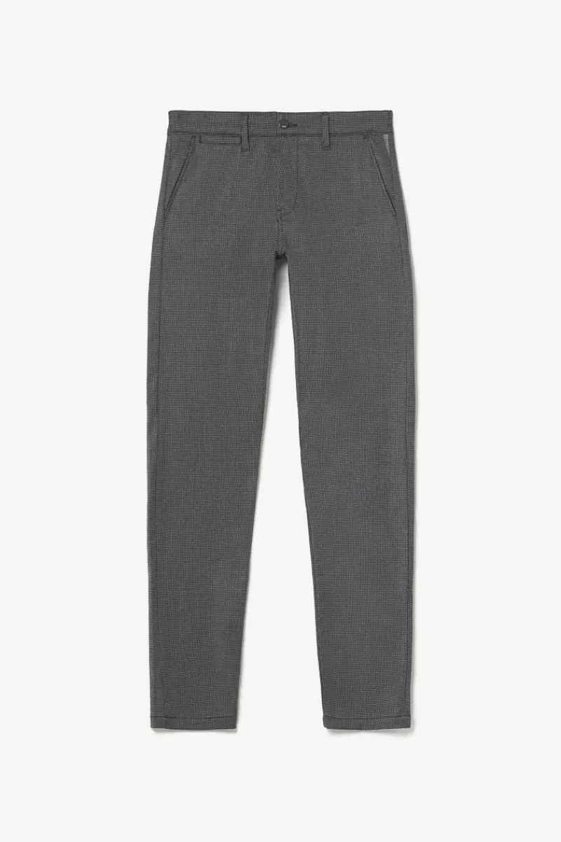 pantalon_milo_a_motif_pied_de_poule_gris_6.webp Le Temps des Cerises Pantalons & Chinos-Pantalon Milo A Motif Pied De Poule Gris Grey