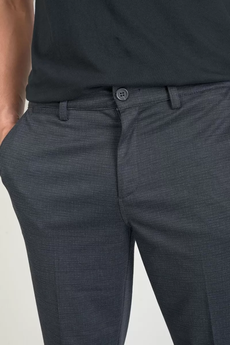 pantalon_rolt_noir_chine_bleu_3.webp Le Temps des Cerises Pantalons & Chinos-Pantalon Rolt Noir Chine Bleu Blue