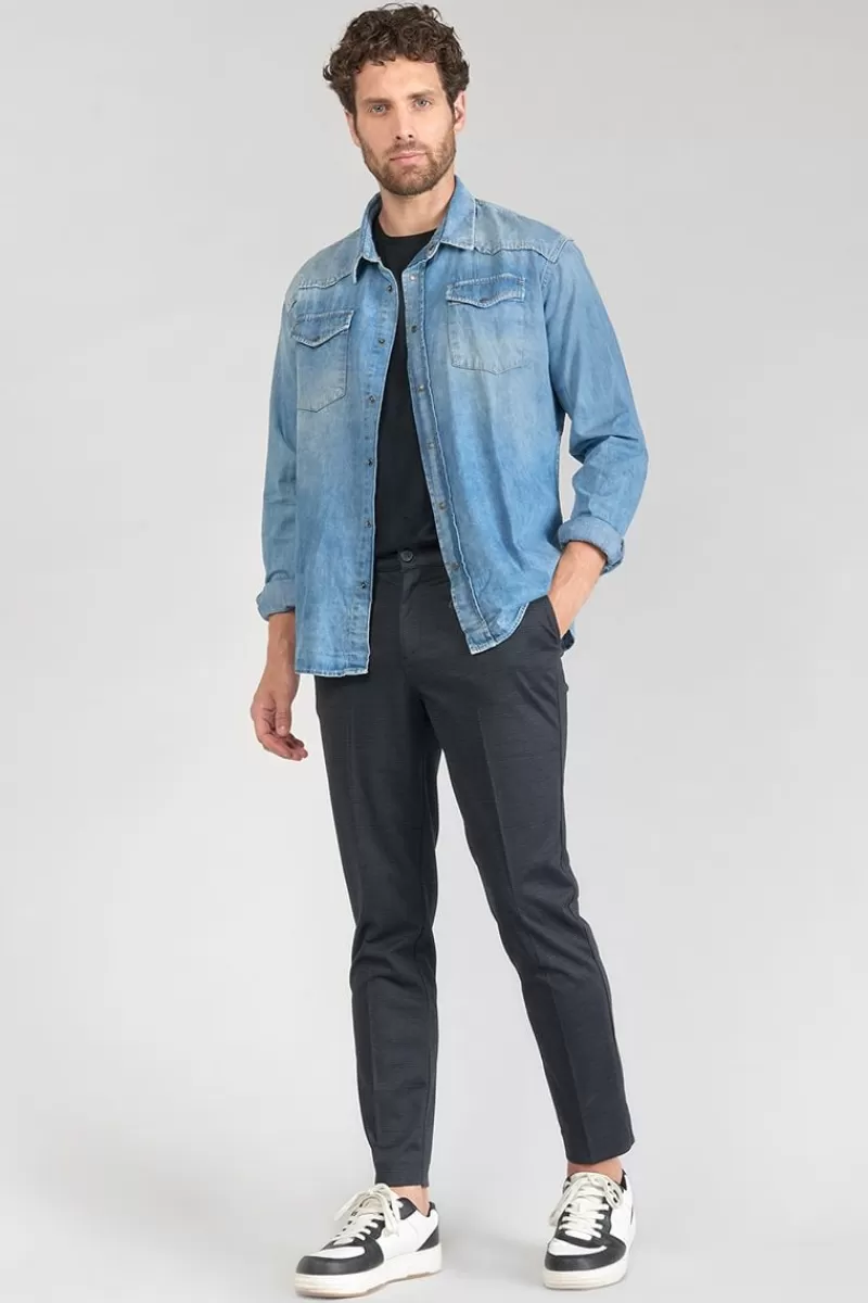 pantalon_rolt_noir_chine_bleu_6.webp Le Temps des Cerises Pantalons & Chinos-Pantalon Rolt Noir Chine Bleu Blue