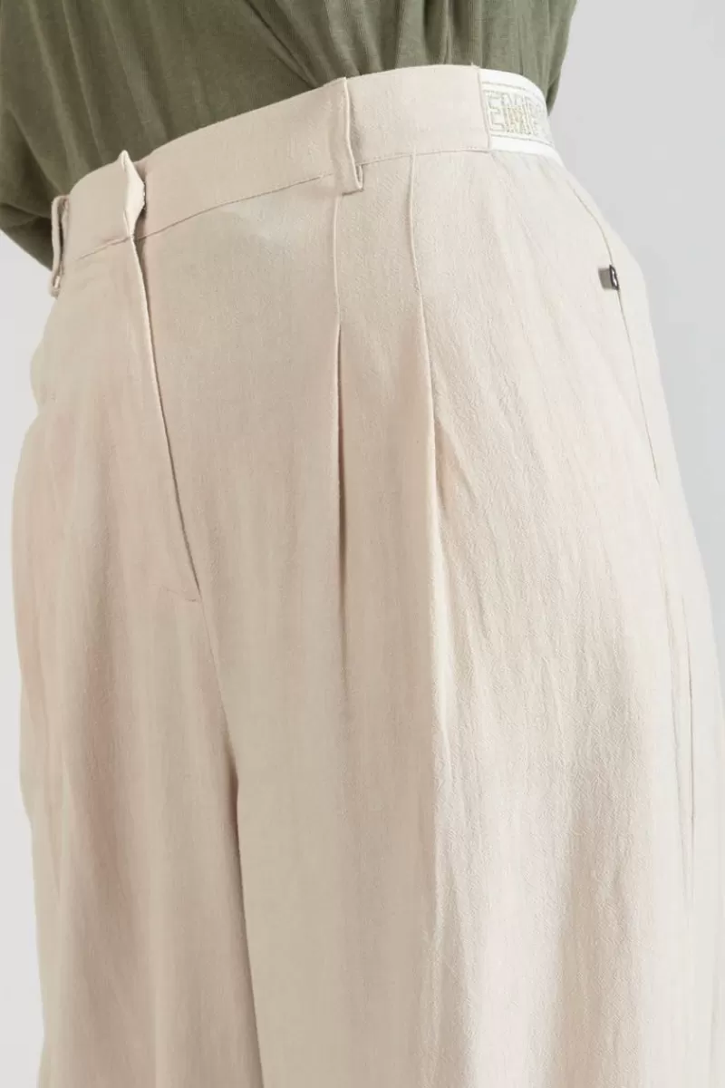 pantalon_sagua_sable_3.webp Le Temps des Cerises Pantalons & Chinos-Pantalon Sagua Sable Sand