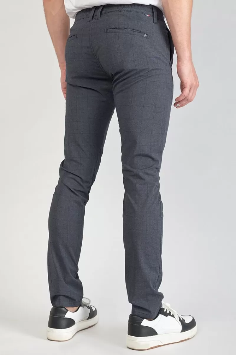 Le Temps des Cerises Pantalons & Chinos-Pantalon Skunk A Carreaux Bleus Blue