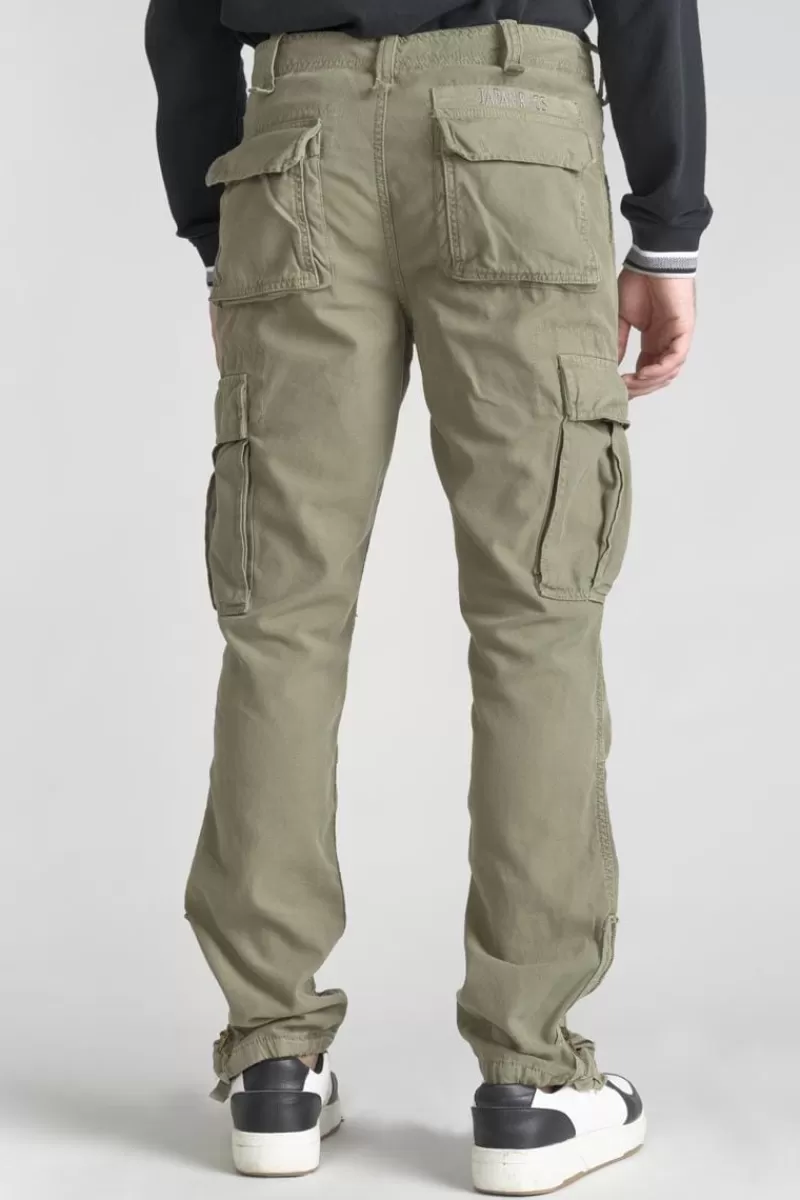 pantalon_treillis_mirado_kaki_2.webp Le Temps des Cerises Pantalons & Chinos-Pantalon Treillis Mirado Kaki Khaki