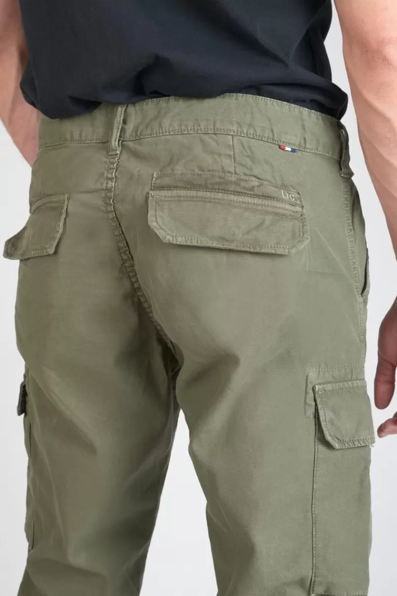 pantalon_treillis_sami_kaki_2.webp Le Temps des Cerises Pantalons & Chinos-Pantalon Treillis Sami Kaki Khaki