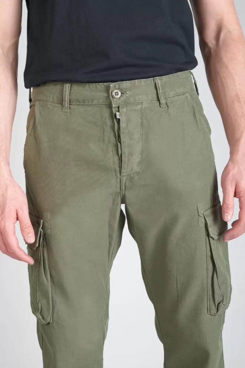 pantalon_treillis_sami_kaki_3.webp Le Temps des Cerises Pantalons & Chinos-Pantalon Treillis Sami Kaki Khaki