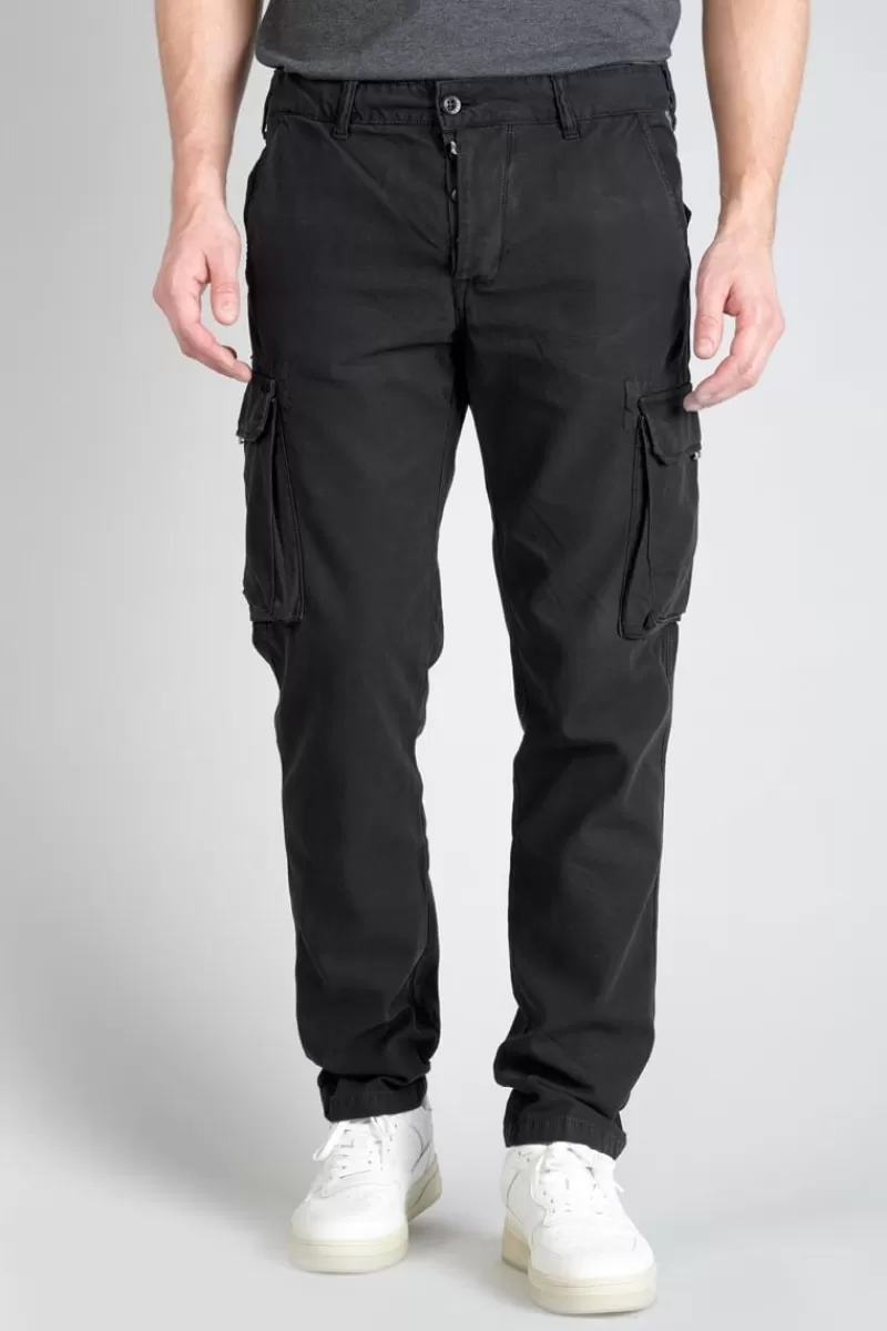Le Temps des Cerises Pantalons & Chinos-Pantalon Treillis Sami Noir Black
