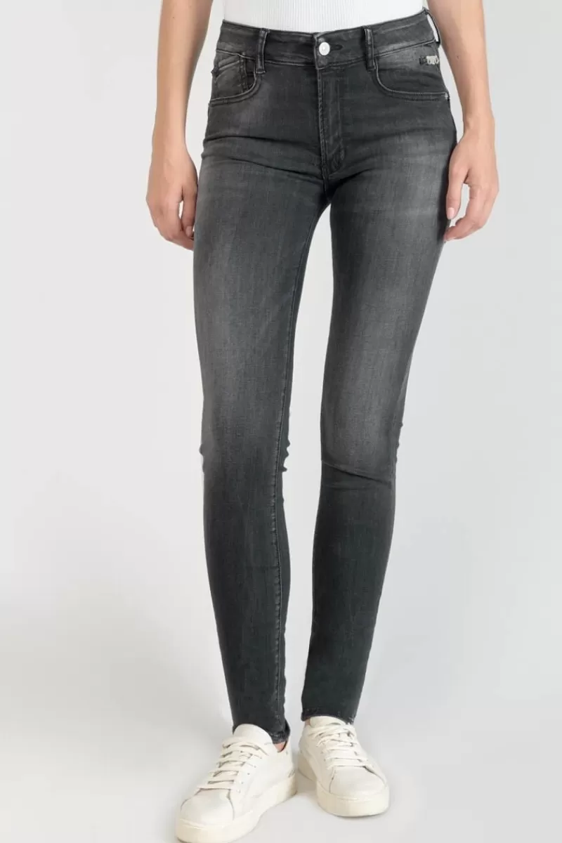 Le Temps des Cerises Coupe Slim-Peak Pulp Slim Taille Haute Jeans Noir N°1 Black / Black