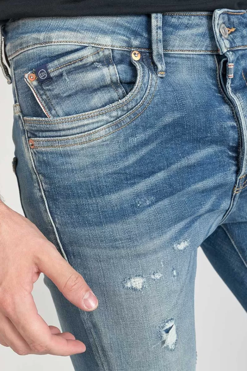 perier__tapered_eme_jeans_destroy_vintage_bleu_n_2.webp Le Temps des Cerises Coupe Tapered-Perier 900/16 Tapered 7/8Eme Jeans Destroy Vintage Bleu N°4 Blue