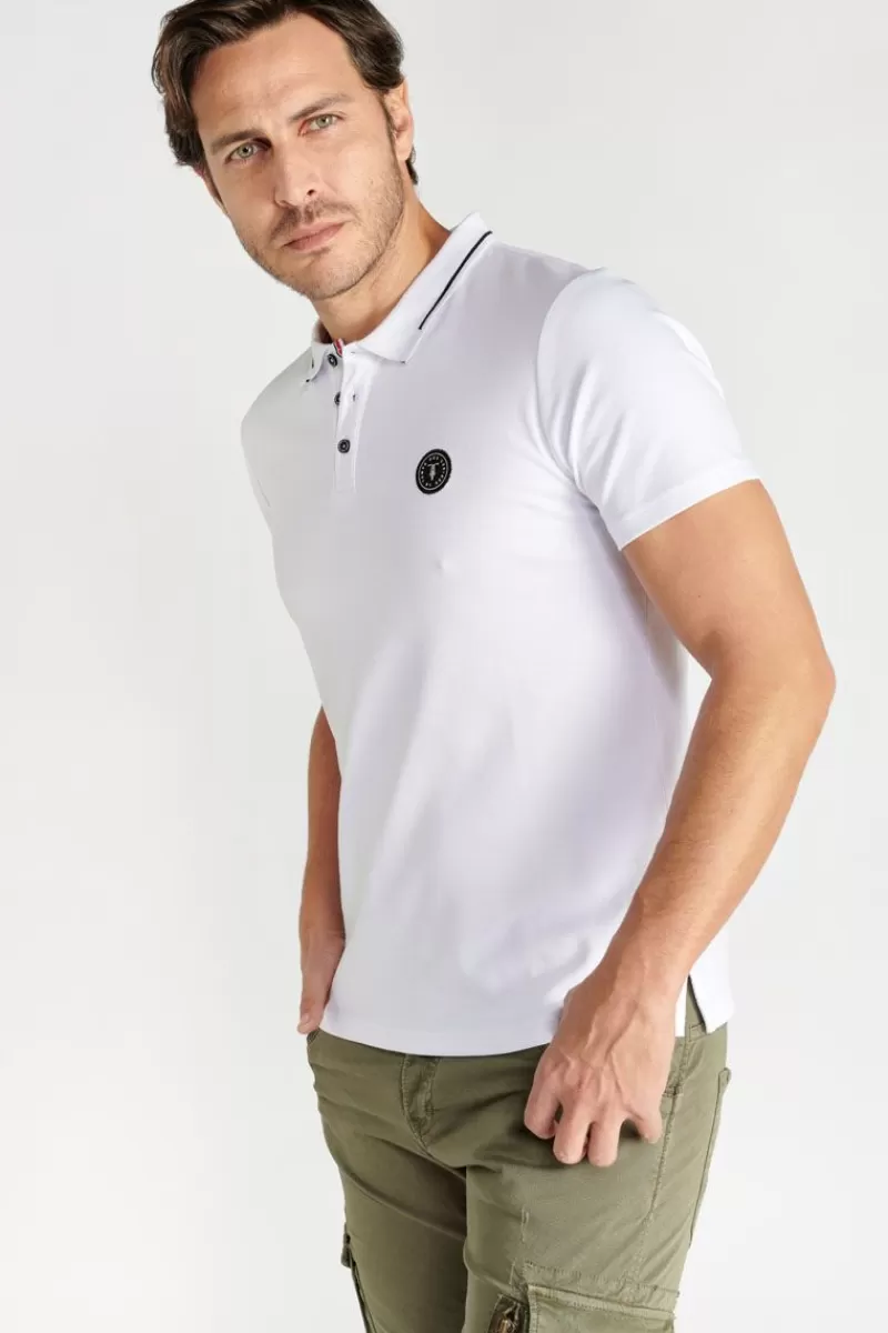 polo_aron_blanc_2.webp Le Temps des Cerises T-Shirts & Polos-Polo Aron Blanc White