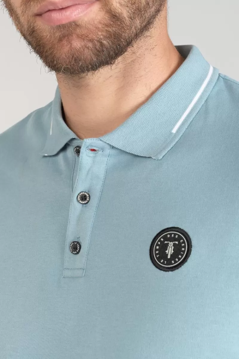 polo_aron_bleugris_2.webp Le Temps des Cerises T-Shirts & Polos-Polo Aron Bleu-Gris Citadel