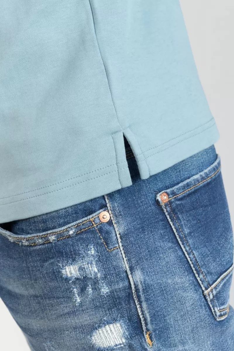 polo_aron_bleugris_3.webp Le Temps des Cerises T-Shirts & Polos-Polo Aron Bleu-Gris Citadel