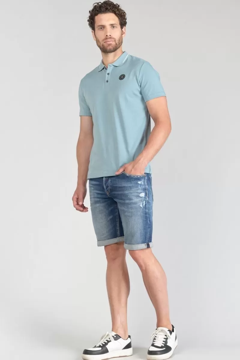 polo_aron_bleugris_5.webp Le Temps des Cerises T-Shirts & Polos-Polo Aron Bleu-Gris Citadel