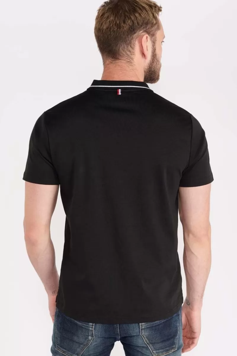polo_aron_noir_4.webp Le Temps des Cerises T-Shirts & Polos-Polo Aron Noir Black