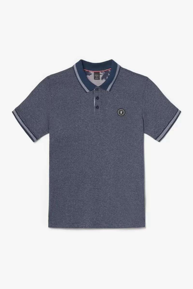 polo_drime_a_rayures_bleu_marine_6.webp Le Temps des Cerises T-Shirts & Polos-Polo Drime A Rayures Bleu Marine Peacoat