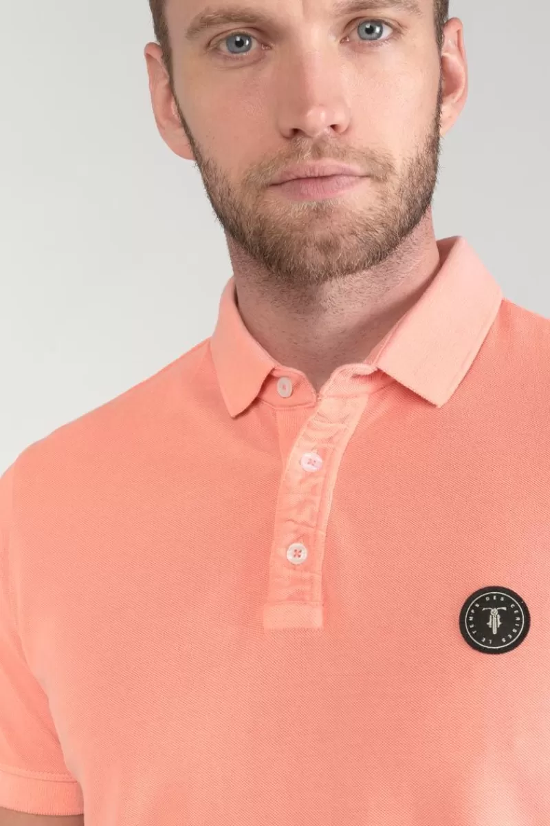 polo_dylon_saumon_2.webp Le Temps des Cerises T-Shirts & Polos-Polo Dylon Saumon Salmon